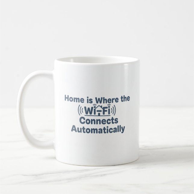 Taza De Café Cosy Introvert Wi-Fi Mug (Izquierda)
