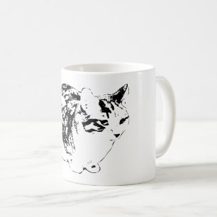 Taza De Café Cosy Tabby en Winter Watch