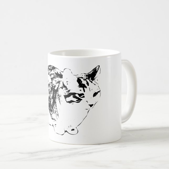 Taza De Café Cosy Tabby en Winter Watch (Anverso derecho)