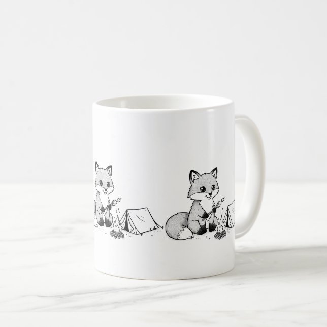 Taza De Café Coszy Campfire Fox Mug (Anverso derecho)
