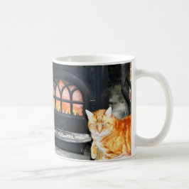 Taza De Café Coszy Kitty Por Fire Mug