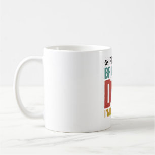 Taza De Café Cota de perro vector vintage Si no puedo traer a m