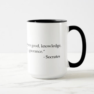Taza de café cotizable de la filosofía de la cita