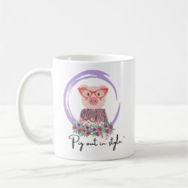 Taza De Café cotización de cerdo - estilo de cerdo