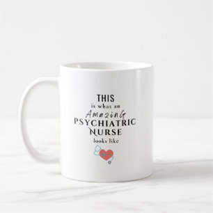 Taza De Café Cotización de Enfermera Psiquiátrica Personalizada