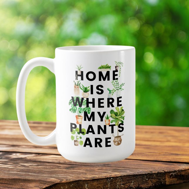 Taza De Café Cotización de huertos de acuarela (In situ in nature)