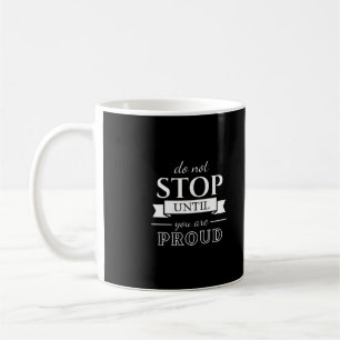Taza De Café Cotización de motivación Texto elegante y positivo