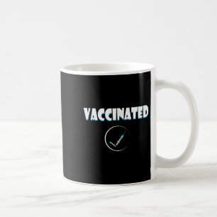 Taza De Café Cotización Gráfica Vacunada De Humor Gratuito Vacu