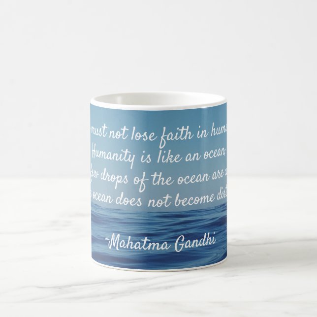 Taza De Café Cotización oceánica de la humanidad (Centro)