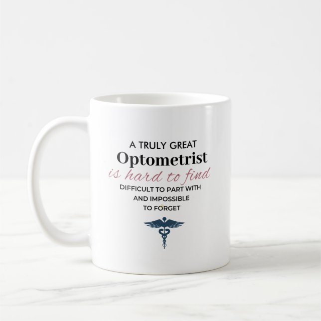Taza De Café Cotización Personalizada de un Gran Optometrista (Izquierda)