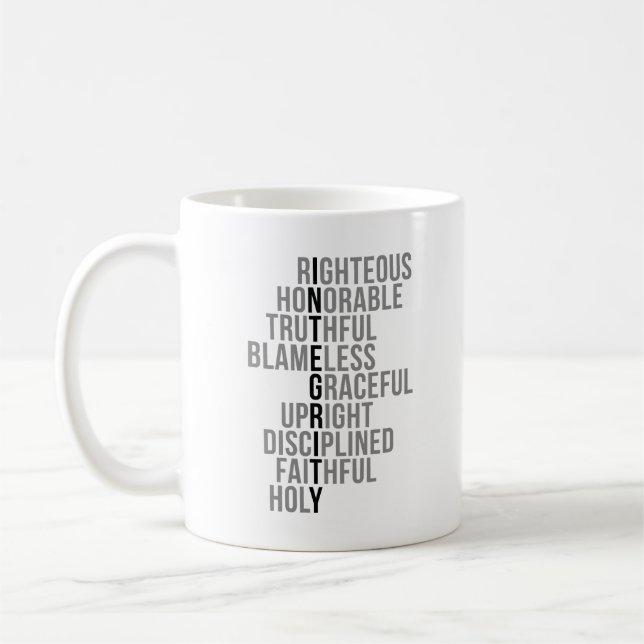 Taza De Café Cotizaciones de integridad (Izquierda)