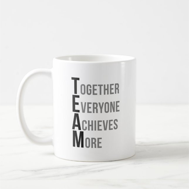 Taza De Café Cotizaciones de trabajo de equipo (Izquierda)