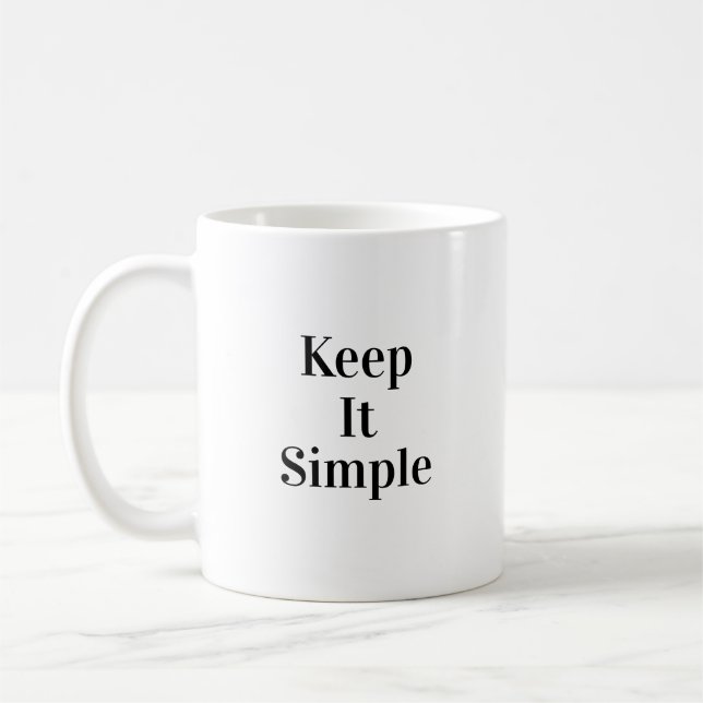 Taza De Café Cotizaciones motivacionales monograma Blanco y neg (Izquierda)
