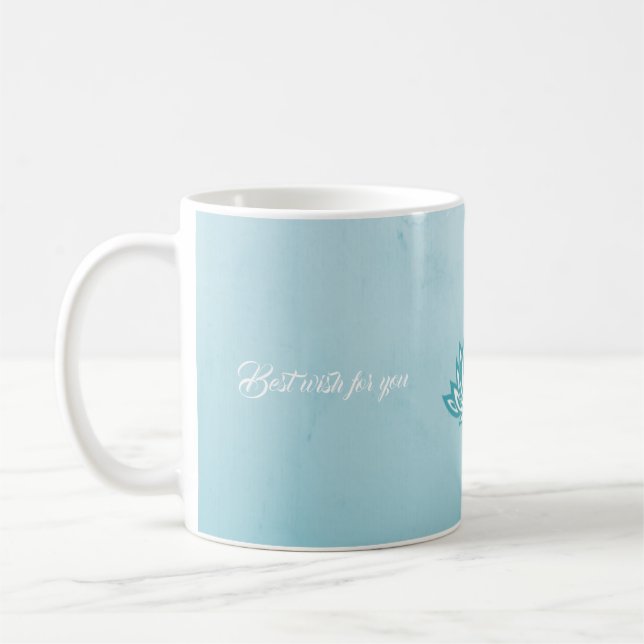 Taza De Café Cotizaciones personalizadas de Lotus (Izquierda)