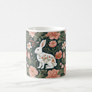 Taza De Café Cottagecore Cute Rabbit