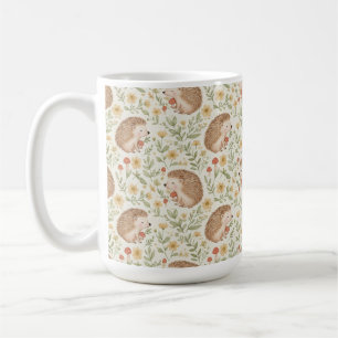 Taza De Café Cottagecore Erizo