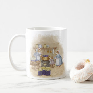 Taza De Café Cottagecore Ratones de Mermelada de Mora