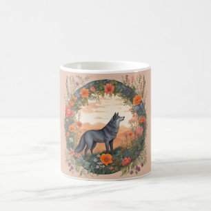 Taza De Café Cottagecore Wolf