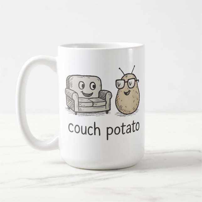 Taza De Café Couch Potato (Izquierda)