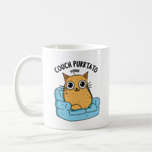 Taza De Café Couch Purrtato Funny Potato Pun