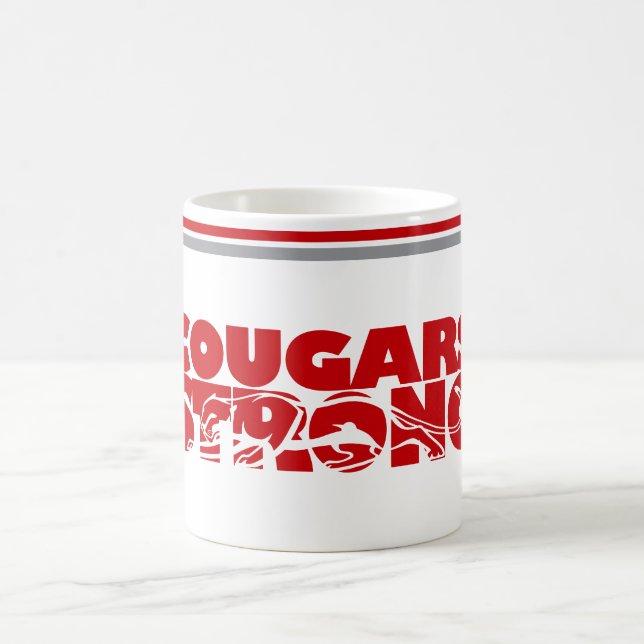 Taza De Café Cougars Fuerte café Mug (Centro)