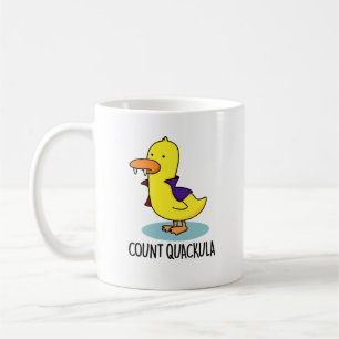 Taza De Café Count Quackula Funny Duck Pun