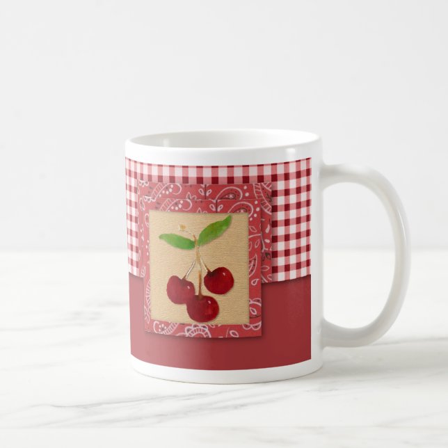 Taza De Café Country Cherries Mug (Derecha)