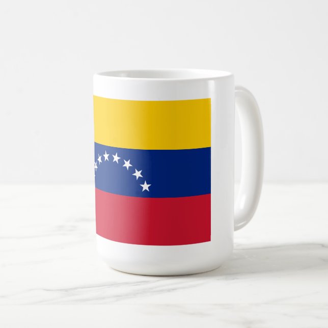 Taza De Café Country flag of Venezuela custom coffee mug (Anverso derecho)