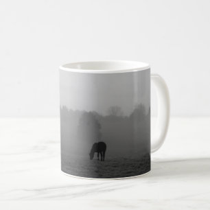 Taza De Café Country Morning Grayscale Coffee Mug
