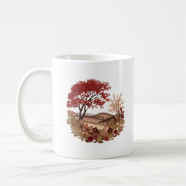 Taza De Café Countryside in the Autumn Quilling effect design
