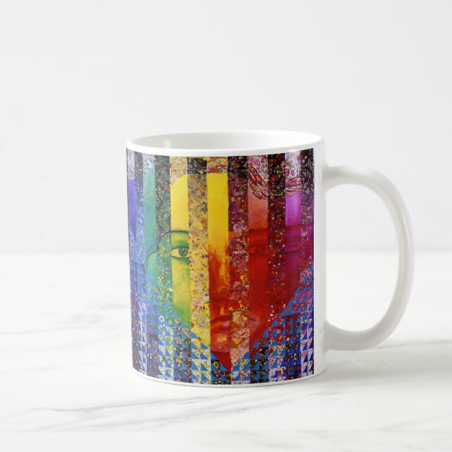 Taza De Café Counundrum I - Mujer del arco iris (Derecha)