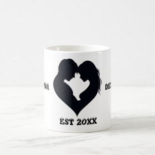 TAZA DE CAFÉ COUPLE HEART SILHOUETTE MUG