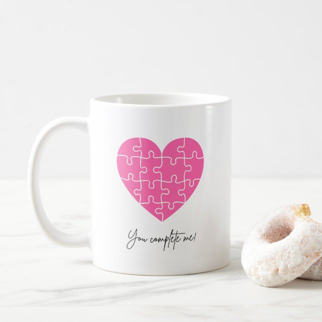 Taza De Café Couples Anniversaries Valentine's Day Love Gift (Con donut)
