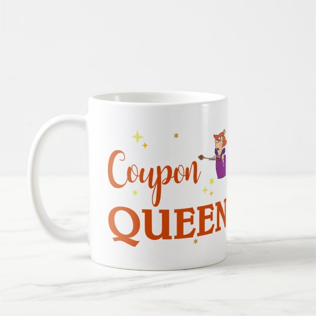 TAZA DE CAFÉ COUPON QUEEN (Izquierda)
