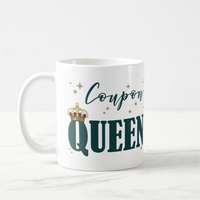 TAZA DE CAFÉ COUPON QUEEN (Izquierda)