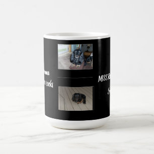 Taza De Café Courage & Love Tributo a Mascotas con Melanoma