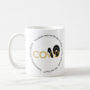 Taza De Café COVID 19 Gracias, Personalizado