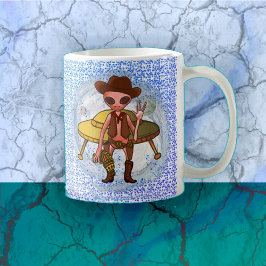 Taza De Café Cowboy Alien mug