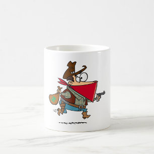 Taza De Café Cowboy Bandit Robber, un Personalizado gracioso