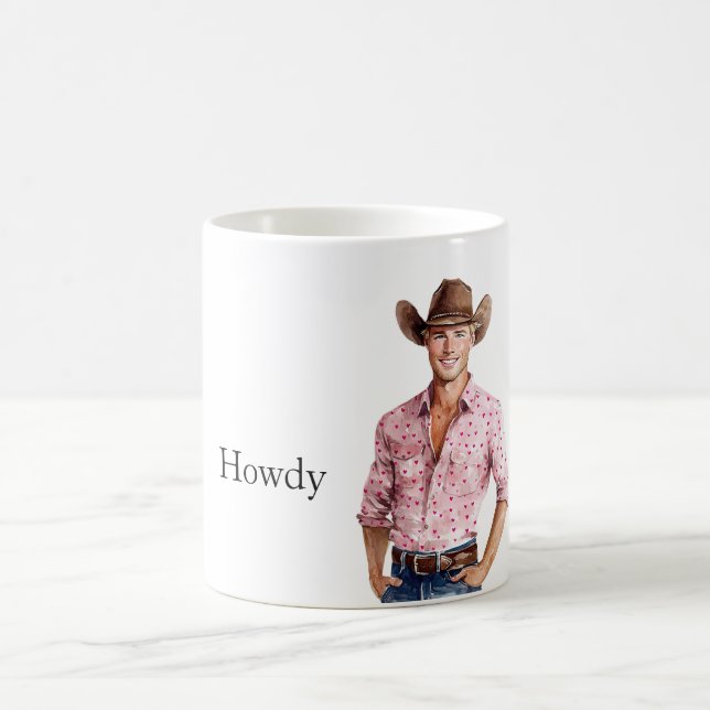 Taza De Café Cowboy del corazón (Centro)