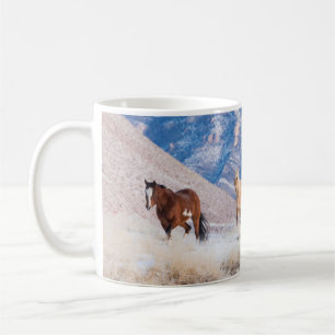 Taza De Café Cowboy Horse Drive en Hideout Ranch