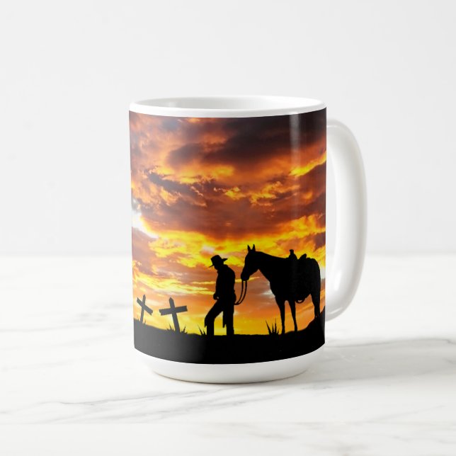 Taza De Café Cowboy Prayer Coffee Mug (Anverso derecho)