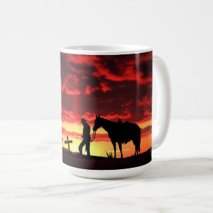 Taza De Café Cowboy Prayer Coffee Mug