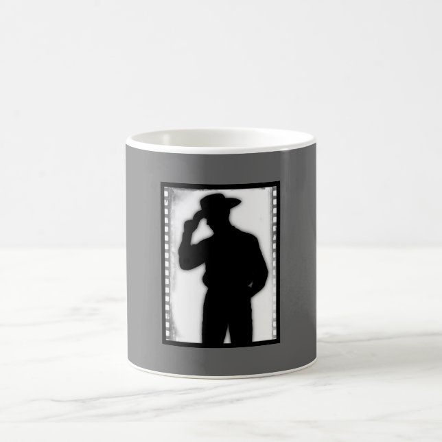 Taza De Café Cowboy Silhouette Coffee Mug (Centro)