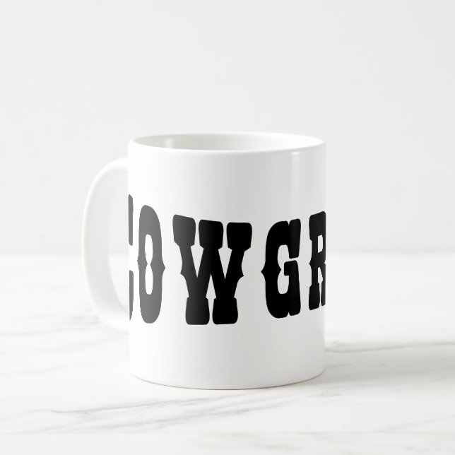 TAZA DE CAFÉ COWGRRRL (Anverso izquierdo)