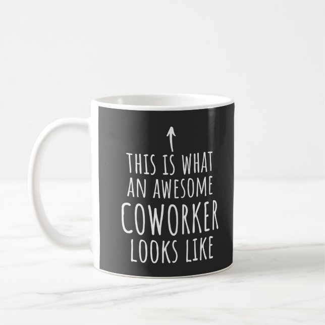 Taza De Café Coworker Gift, Coworker Mug, Awesome Coworker (Izquierda)