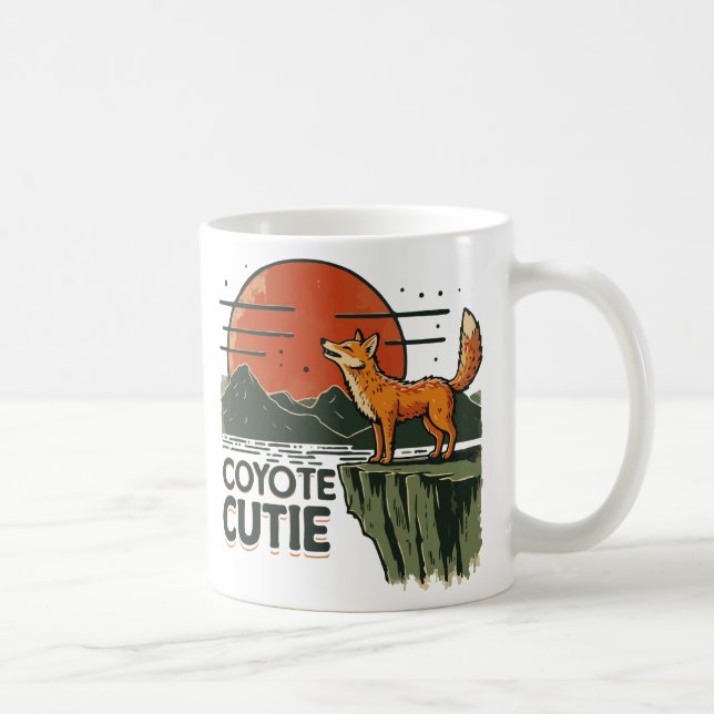 Taza De Café Coyote cutie (Derecha)