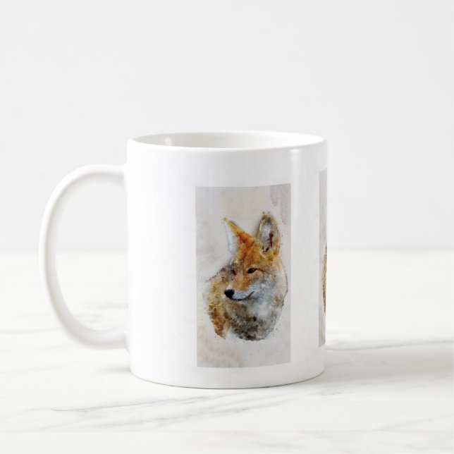 Taza De Café Coyote mug- occidente de ellos (Izquierda)