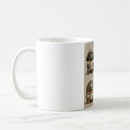 Taza De Café Cozy Animal Friends Reading and Relaxing