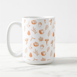 Taza De Café Cozy Autumn Pattern